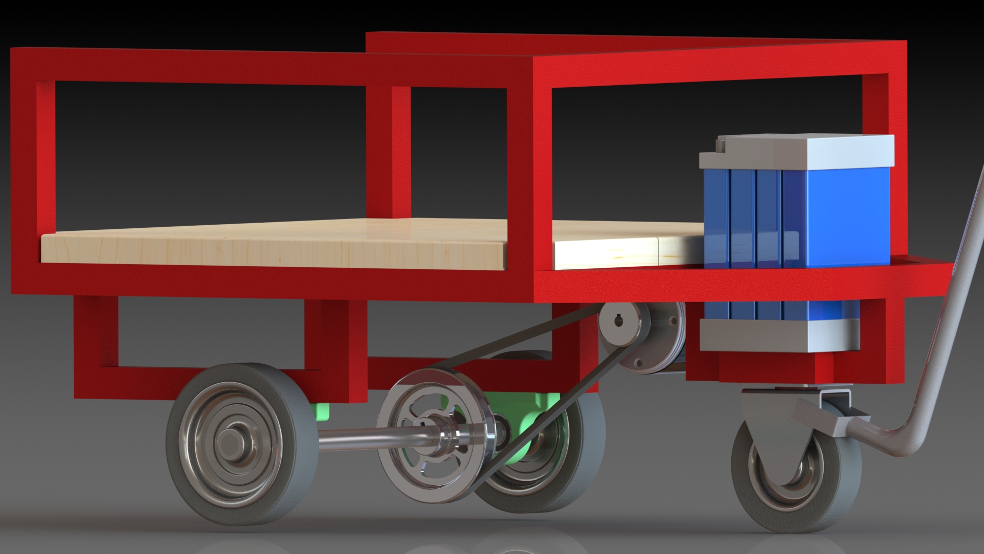 载重80公斤的电动小车